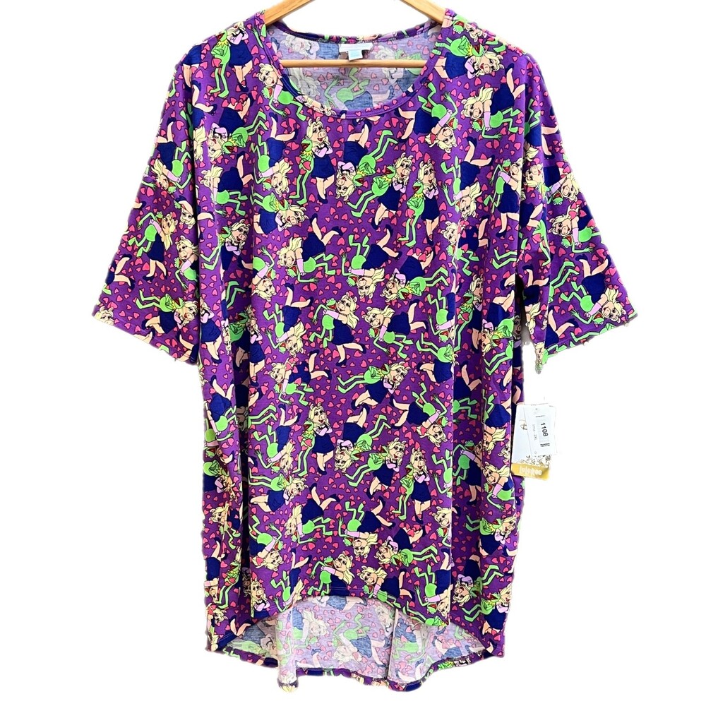 NWT 2XL Disney Tunic Top, LuLaRoe Irma - Miss Piggy